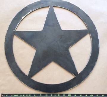 Image of item: 18" FLAT CIRCLE/STAR