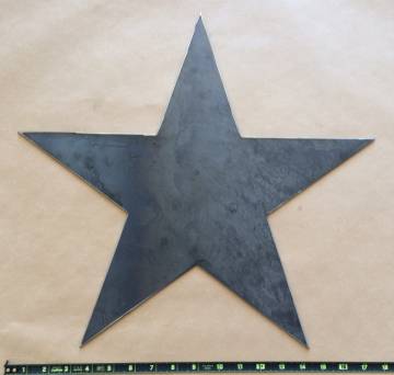 Image of item: 18" FLAT STAR CUTout
