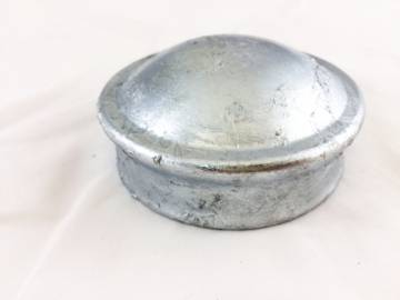 Image of item: 2-7/8" DOME CAP     GALVANIZED STEEL