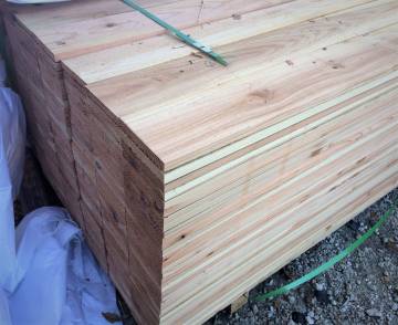Image of item: KilnDried3/4"x5.5x8' import cedar each