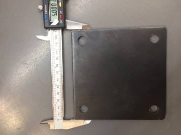 Image of item: 5"SQ.FLOORplate 1/4"