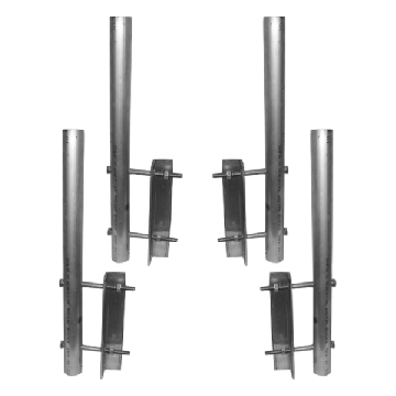 Image of item: ALUM. GUIDpost KIT   6"I-BEAM (CRADLES)