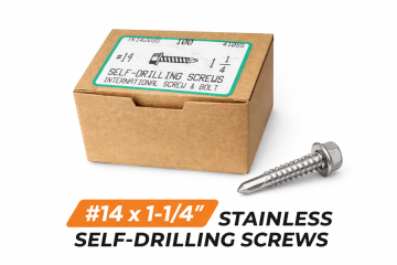 Image of item: SS SELFTAPhex1.25"ea