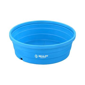 Image of item: 9x2'4" BLUE RND POLYTANK Approx 1000 gal