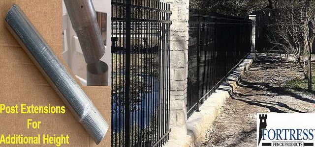 Post Extenstions and Ornamental Fence