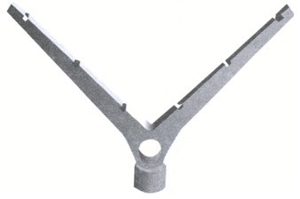 Image of item: Vtype 2-3/8"BARBWIRE ARM