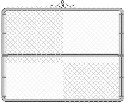 Image of item: 73"x72"W.G. W/O HDW.